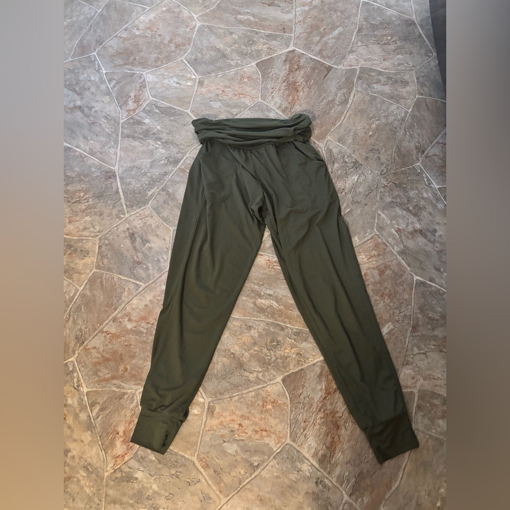 Grace & Lace Olive Green Track Pants